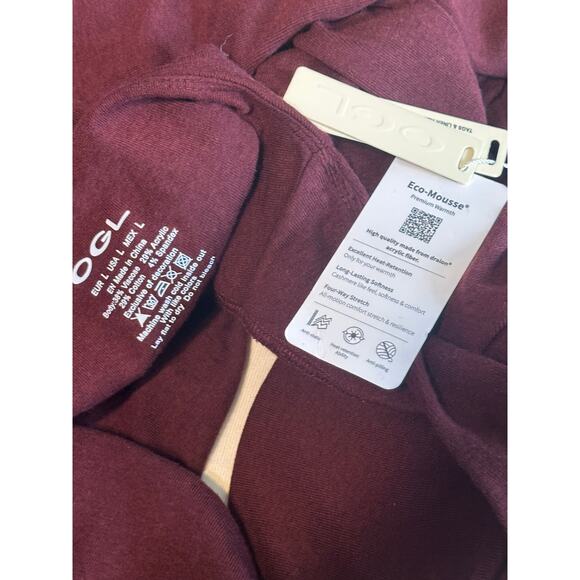 OGL Maxwarm Long sleeve ruby red dress Size L NWT - Picture 5 of 5